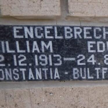 ENGELBRECHT William Edward 1913-1998