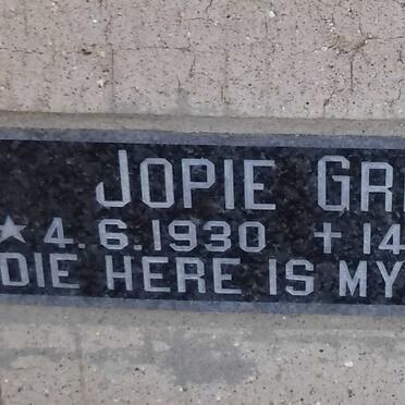 GRIESEL Jopie 1930-2003