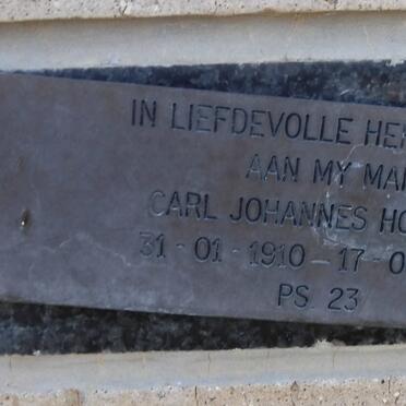 HOFFMAN Carl Johannes 1910-1991