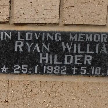 HILDER Ryan William 1982-1985