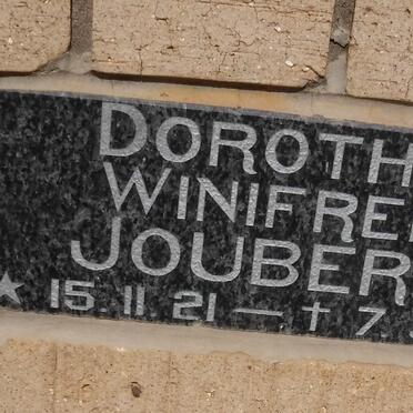 JOUBERT Dorothy Winifred 1921-1992