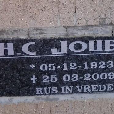 JOUBERT H.C. 1923-2009