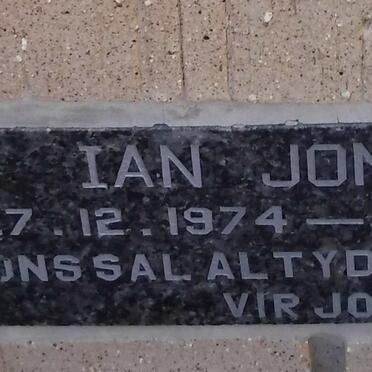 JONKER Ian 1974-1996