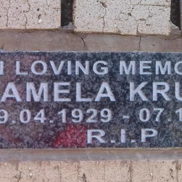 KRUGER Pamela 1929-2007