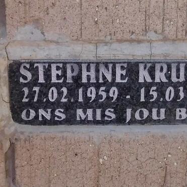 KRUGER Stephne 1959-2009