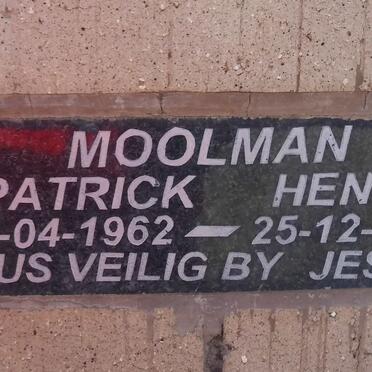MOOLMAN Patrick Hendri 1962-2003