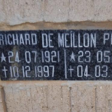MEILLON Richard, de 1921-1997 &amp; Petra 1926-2004