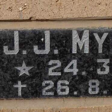 MYBURGH G.J.J. 1918-1984