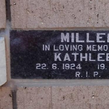 MILLER Kathleen 1924-1995
