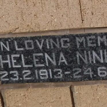 NINHAM Helena 1913-1993