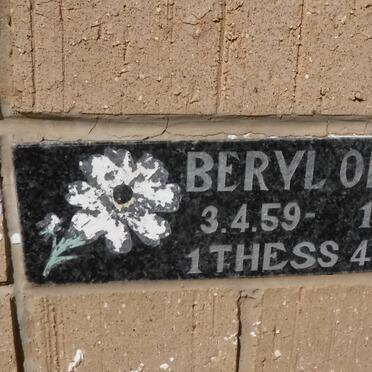 OLIVIER Beryl 1959-1985