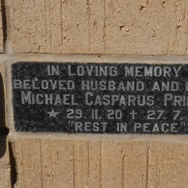 PRINSLOO Michael Casparus 1920-1987