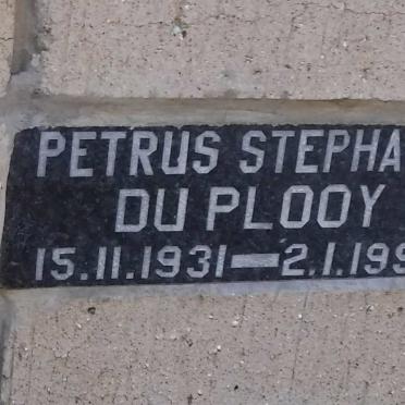 PLOOY Petrus Stephanus, du 1931-1998