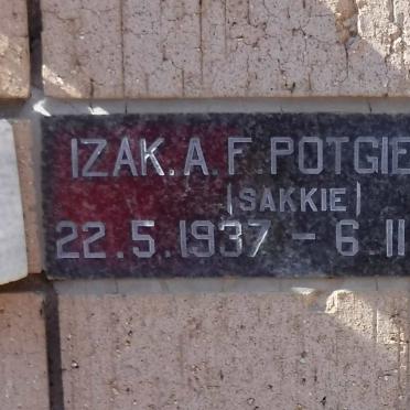 POTGIETER Izak A.F.  1937-1995
