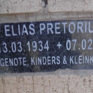 PRETORIUS Elias 1934-2006