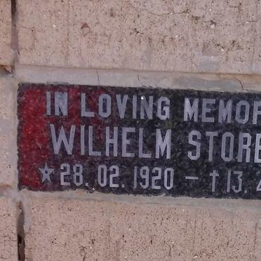 STORBECK Wilhelm 1920-1997