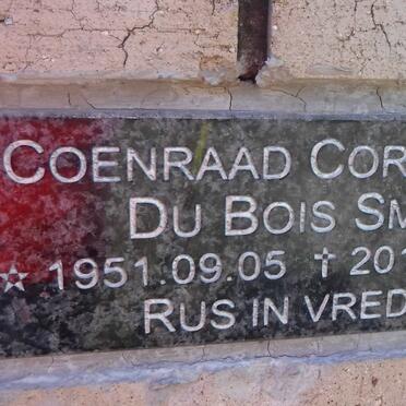 SMIT Coenraad Cornelius du Bois 1951-2017