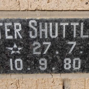 SHUTTLEWORTH Peter 1913-1980