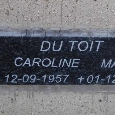 TOIT Caroline May, du 1957-2005