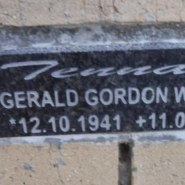 TENNANT Gerald Gordon Winston 1941-2013