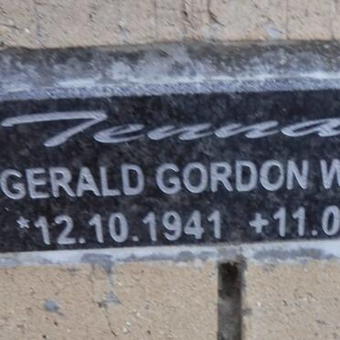 TENNANT Gerald Gordon Winston 1941-2013