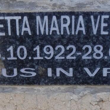VERMEULEN Aletta Maria 1922-2010