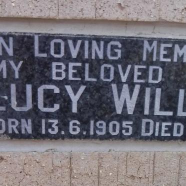WILLIAMS Lucy 1905-1990