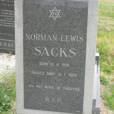 SACKS Norman Lewis 1939-1994