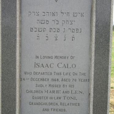 CALO Isaac -1968