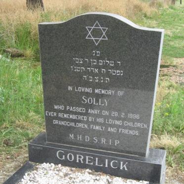 GORELICK Solly -1996