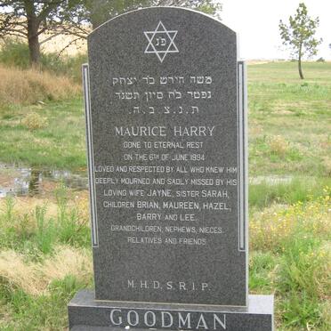 GOODMAN Maurice Harry -1994