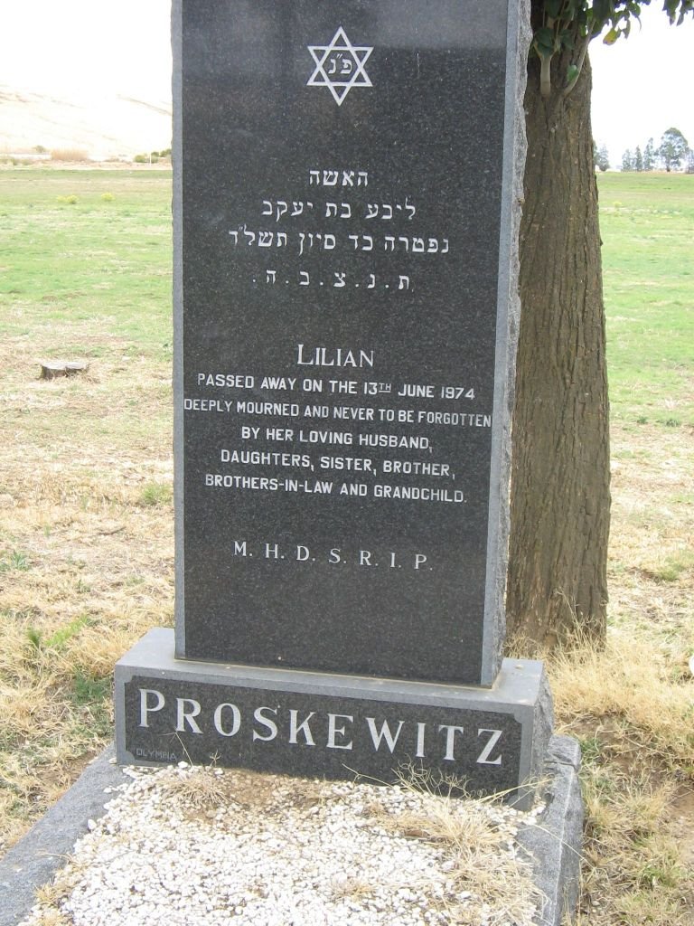 PROSKEWITZ Lilian -1974