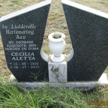? Cecilia Aletta 1939-2005