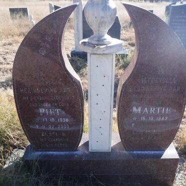 ? Piet 1938-2000 &amp; Martie 1943-