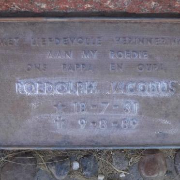 ? Roedolph Jacobus 1931-1989