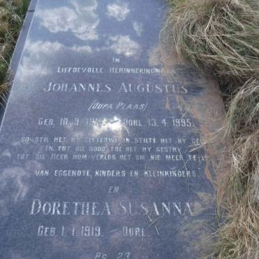 ? Johannes Augustus 1917-1995 &amp; Dorethea Susanna 1919-