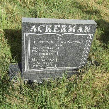 ACKERMAN Magdalena 1937-2012