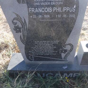 AUCAMP Francois Philippus 1936-2002