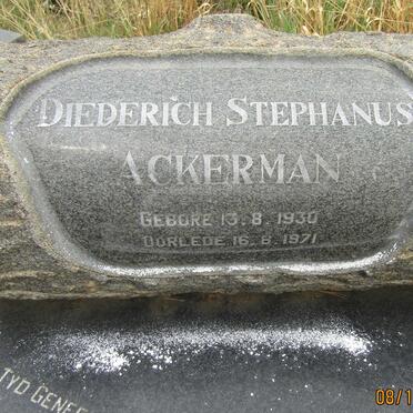 ACKERMAN Diederich Stephanus 1930-1971