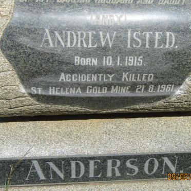 ANDERSON Andrew Isted 1915-1961