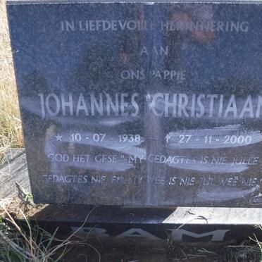 BAM Johannes Christiaan 1938-2000