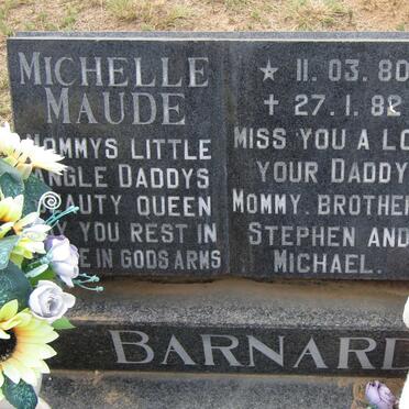BARNARD Michelle Maude 1980-1982