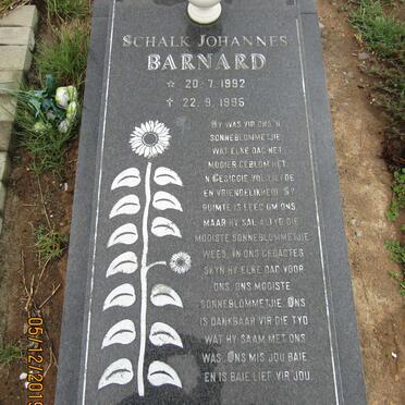 BARNARD Schalk Johannes 1992-1995
