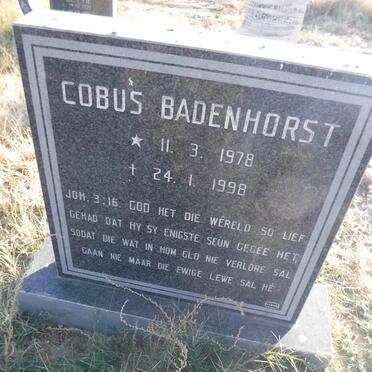 BADENHORST Cobus 1978-1998