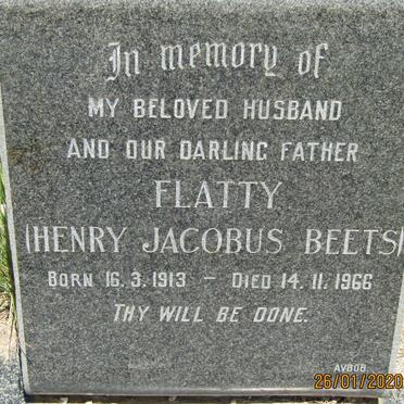 BEETS Henry Jacobus 1913-1966