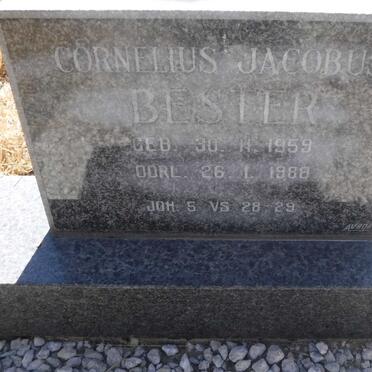 BESTER Cornelius Jacobus 1959-1988