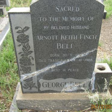 BELL Arnott Keith Finch 1914-1968