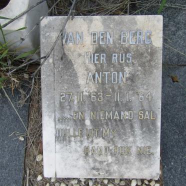 BERG Anton, van den 1963-1964