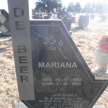 BEER Mariana, de 1982-2001