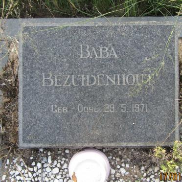 BEZUIDENHOUT Baba 1971-1971